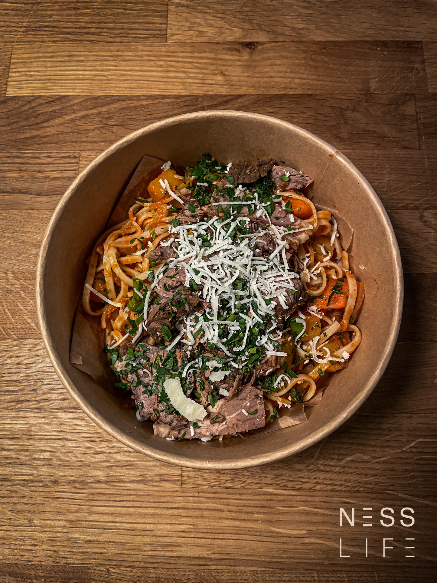 19. Hearty Beef with Gluten-free Pasta